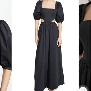 STAUD black Astro dress